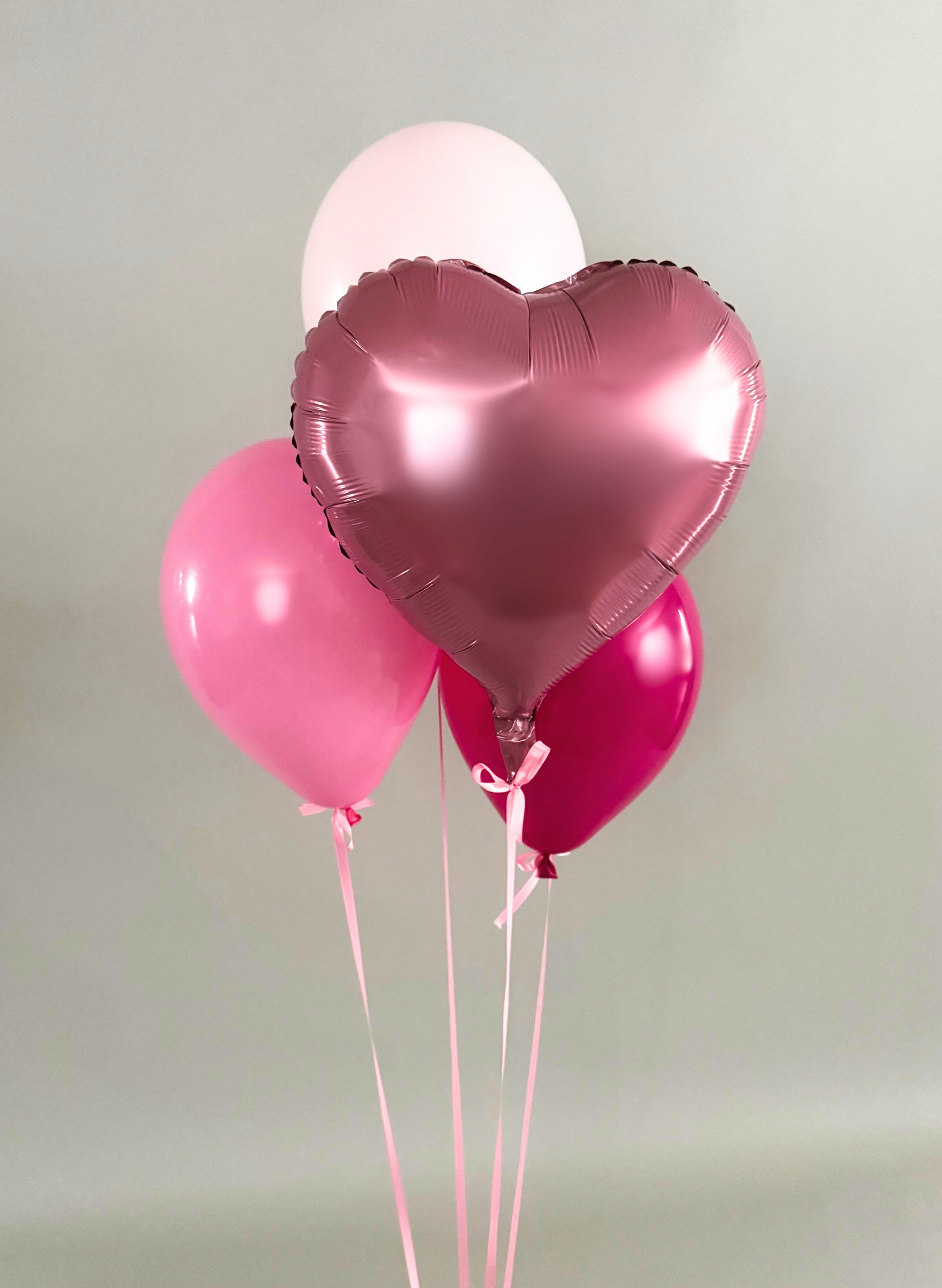 Valentine - Foil Heart and Balloon Bundle