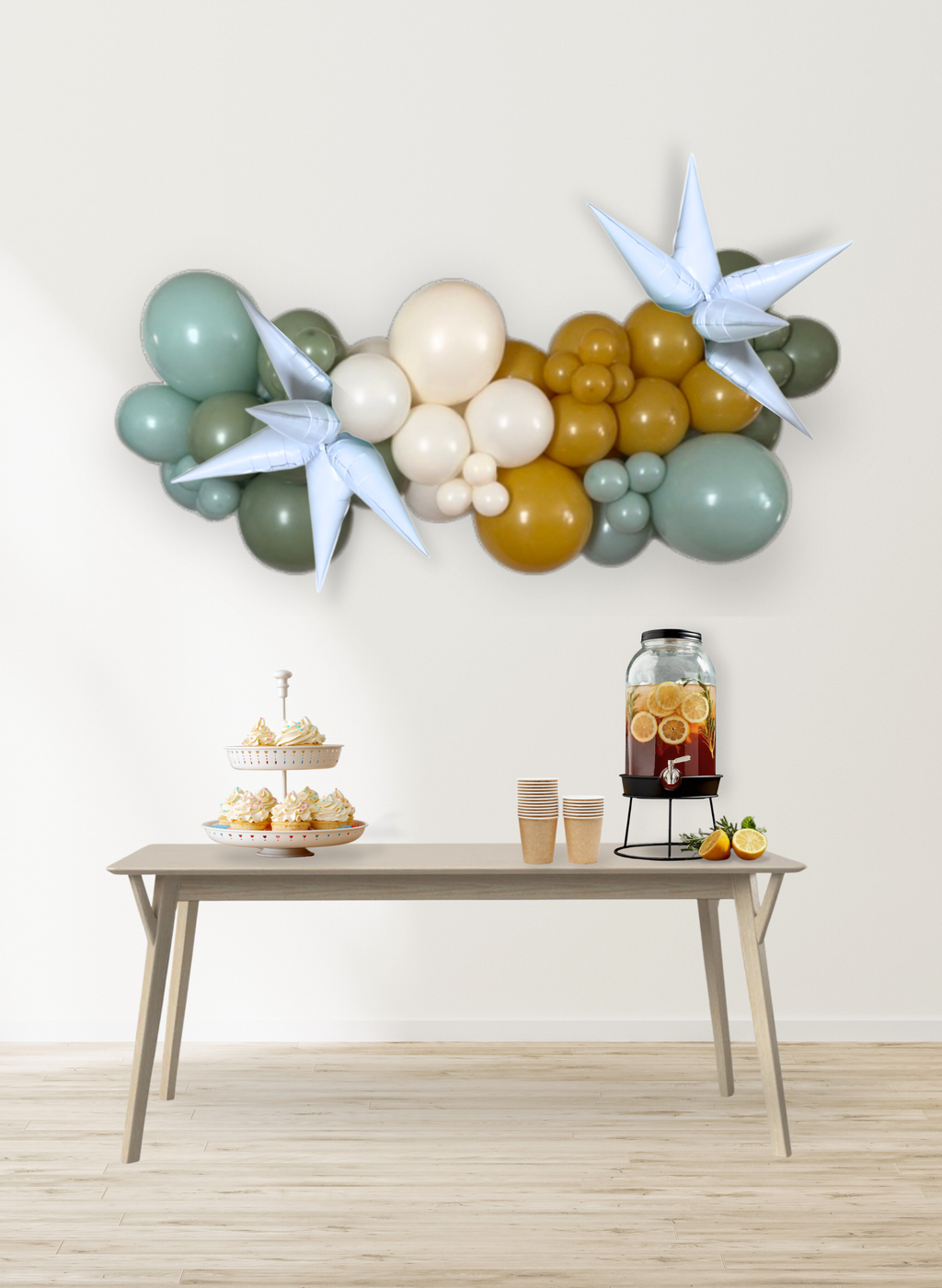 Customizable - The Balloon Garland with Starburst