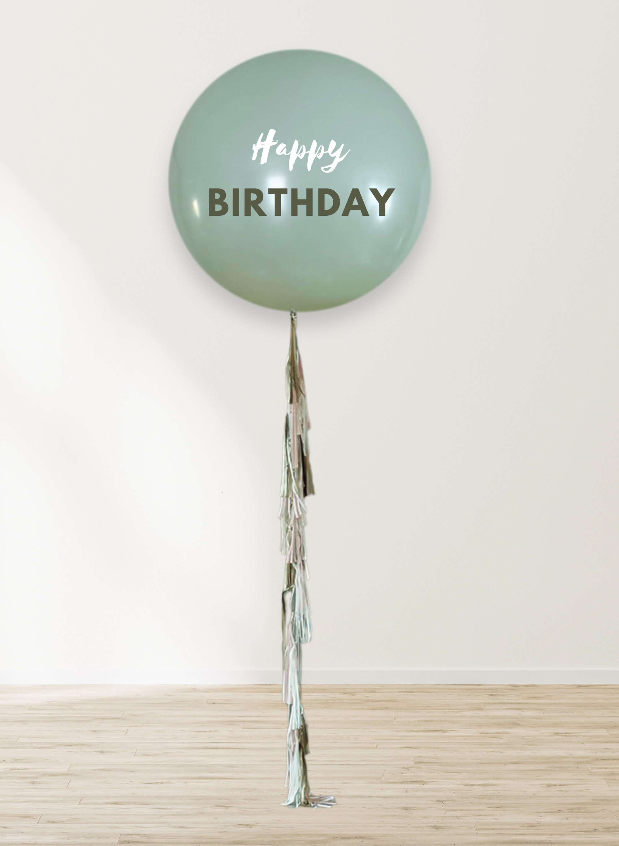 Customizable - Surprise Jumbo Balloon with Tassel
