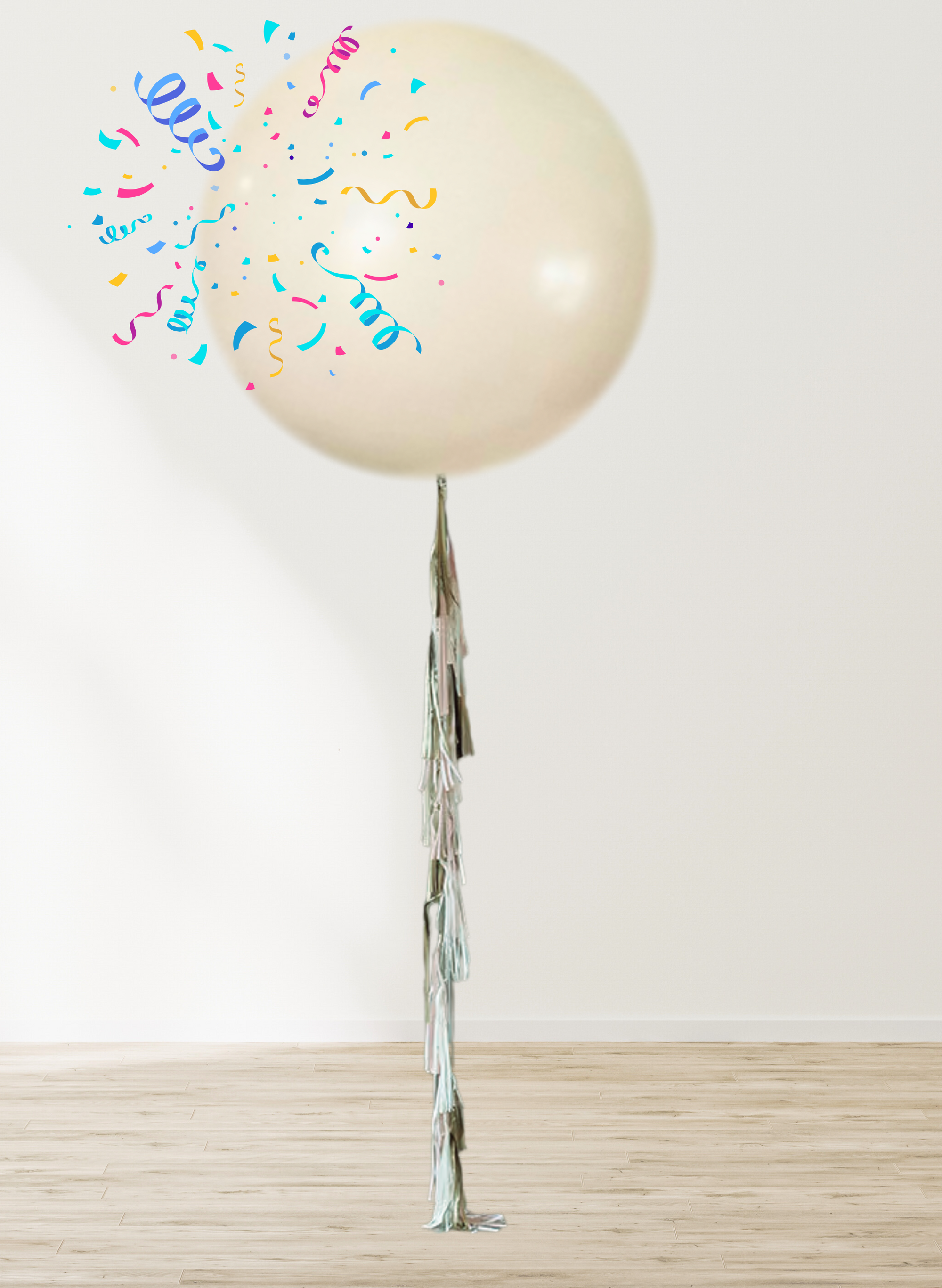 Customizable - Surprise Jumbo Balloon with Tassel