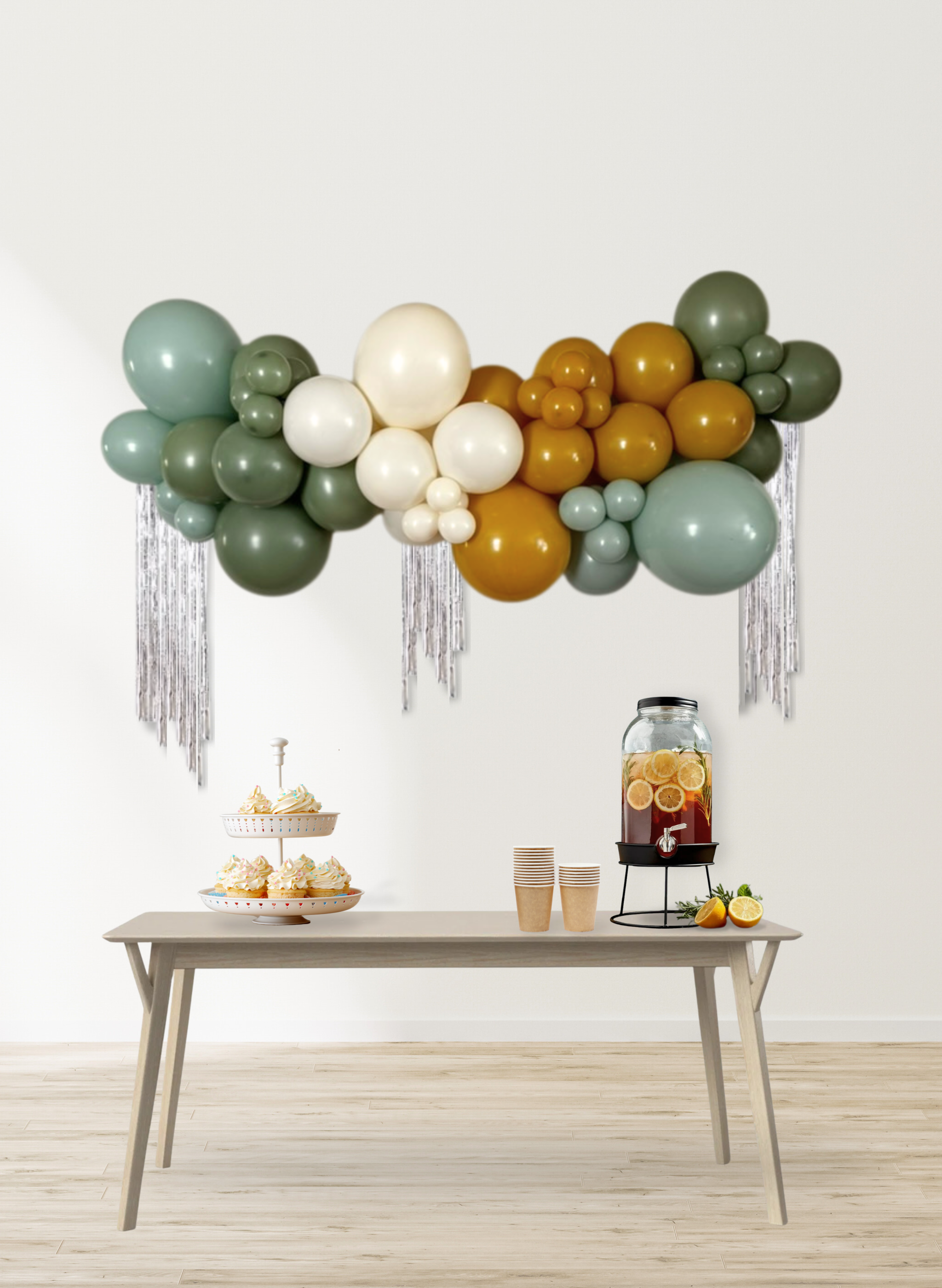Customizable - The Balloon Garland with Fringe