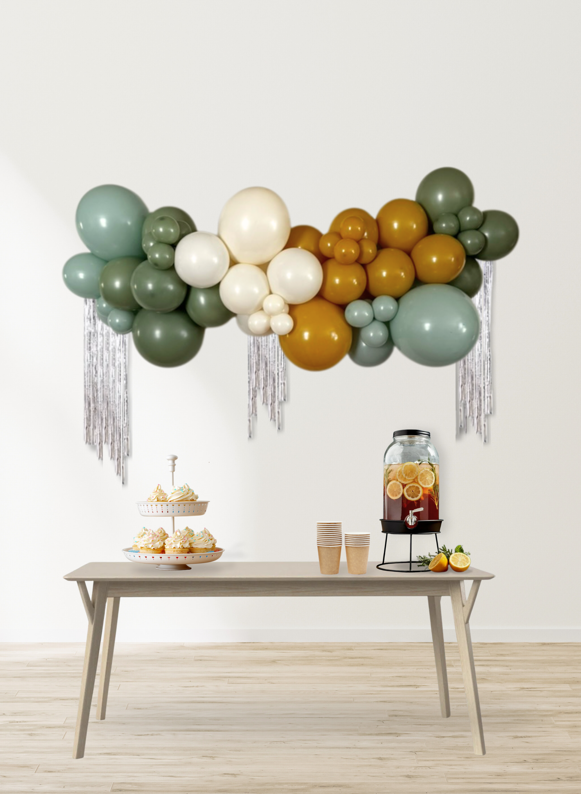 Customizable - The Balloon Garland with Fringe