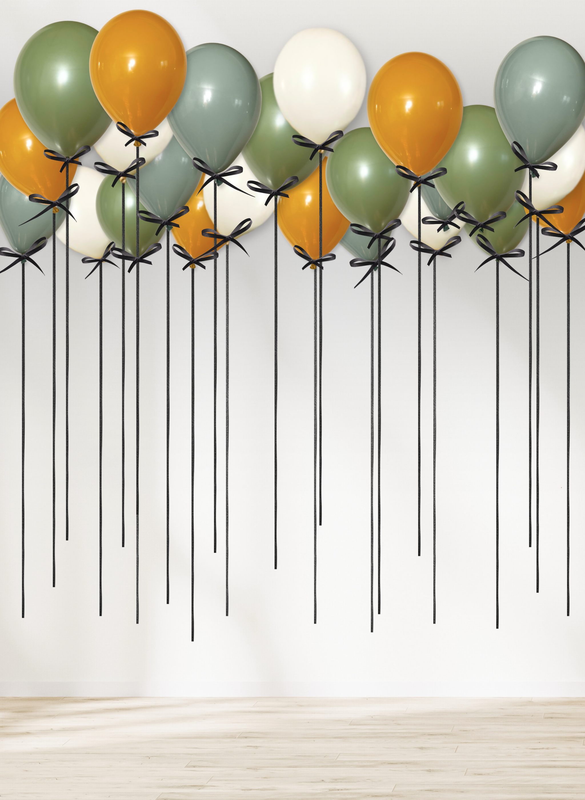 Customizable - Ceiling Balloons (Ribbon)