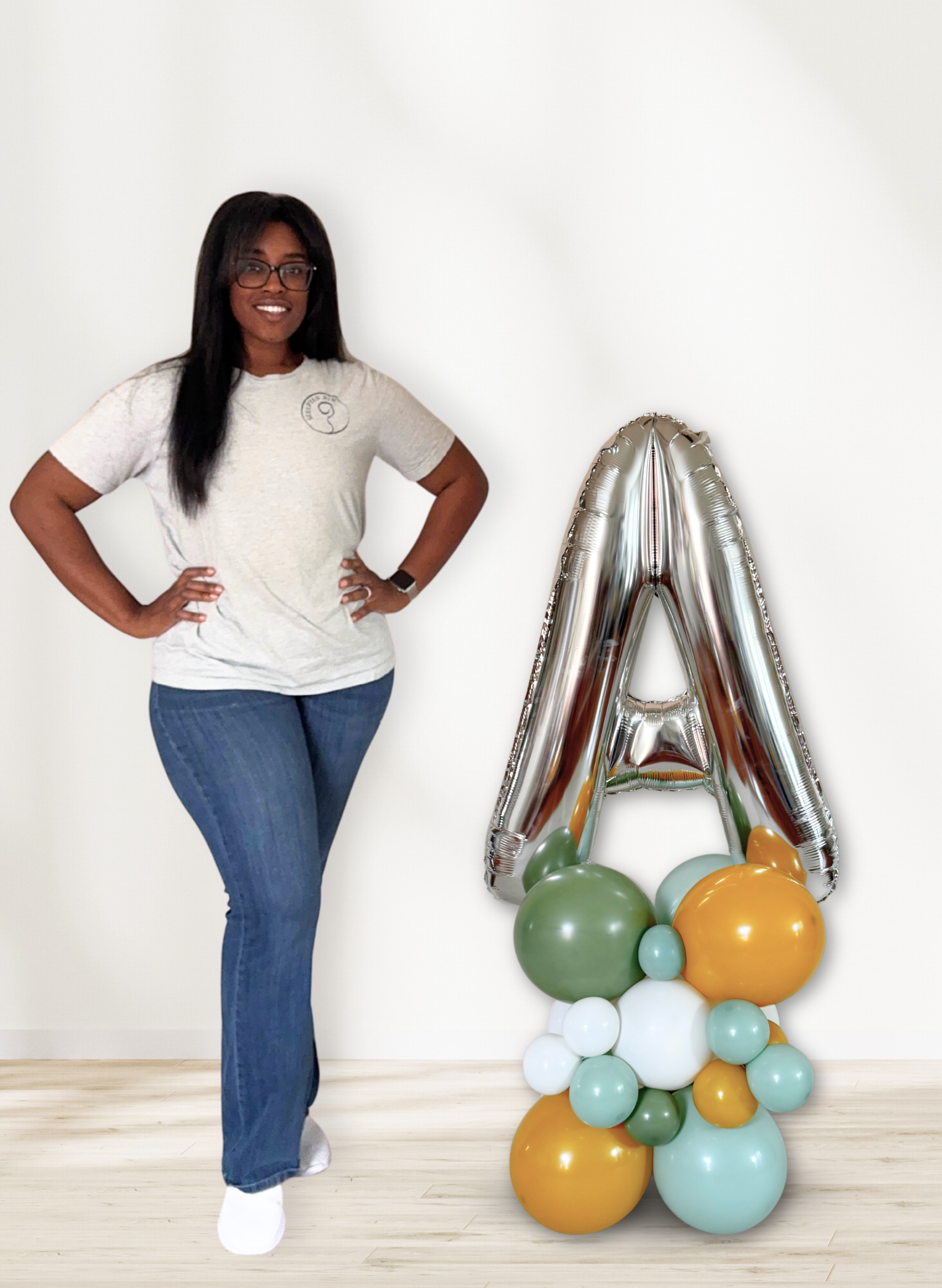 Customizable - Letter Balloon Stack