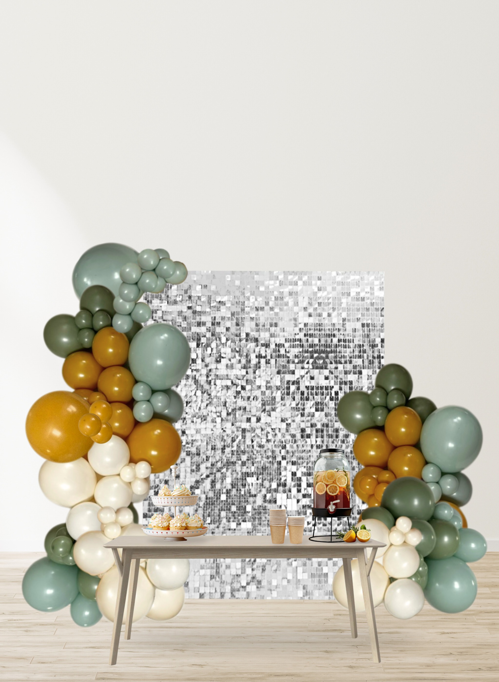 Customizable - Shimmer Wall Set (Silver)