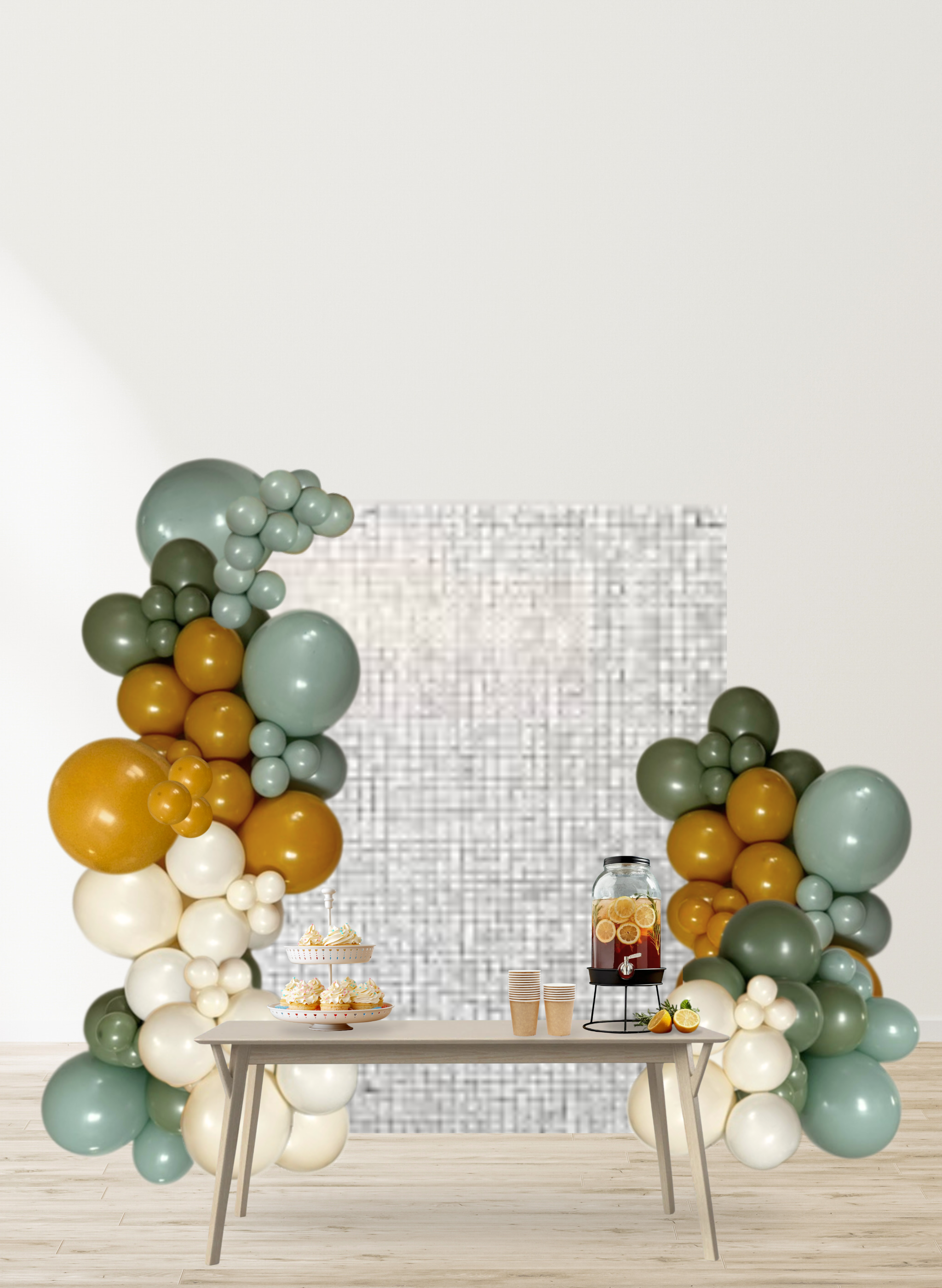 Customizable - Shimmer Wall Set (White)