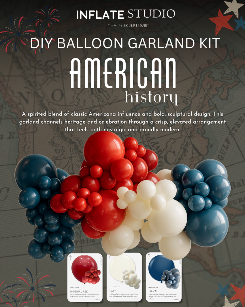 DIY KIT - The Balloon Garland - American History – Sculpted Air