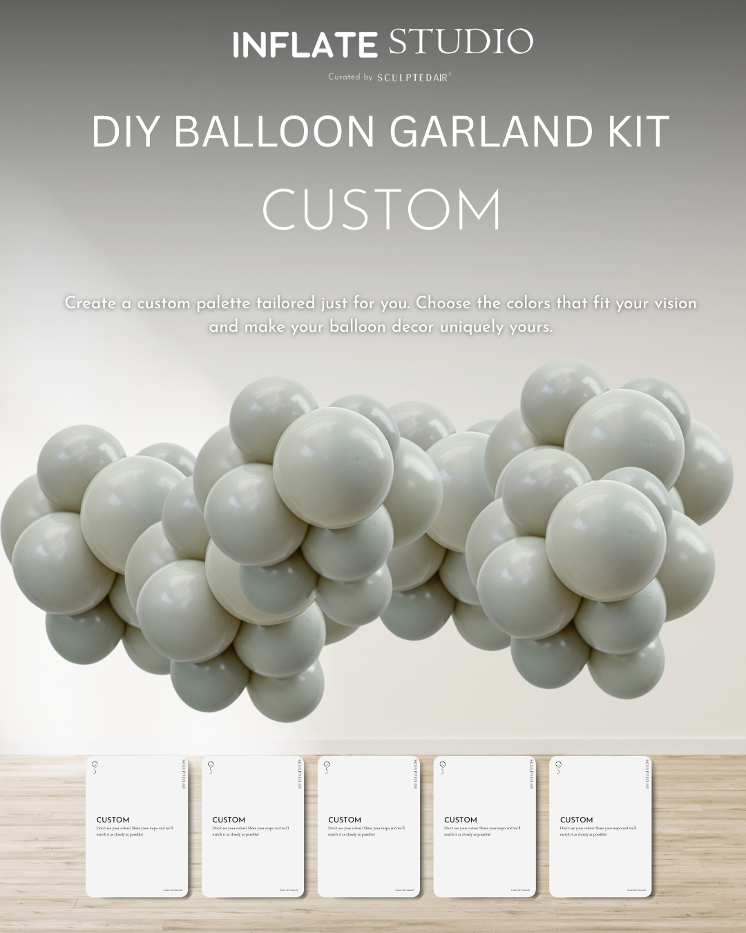 DIY KIT - Customizable - The Balloon Garland