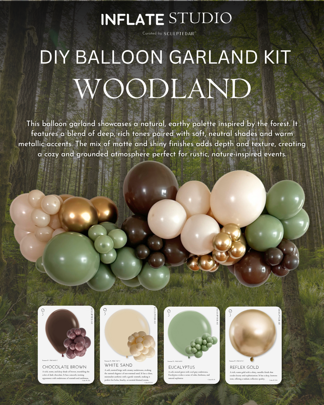 DIY KIT - The Balloon Garland - Woodland