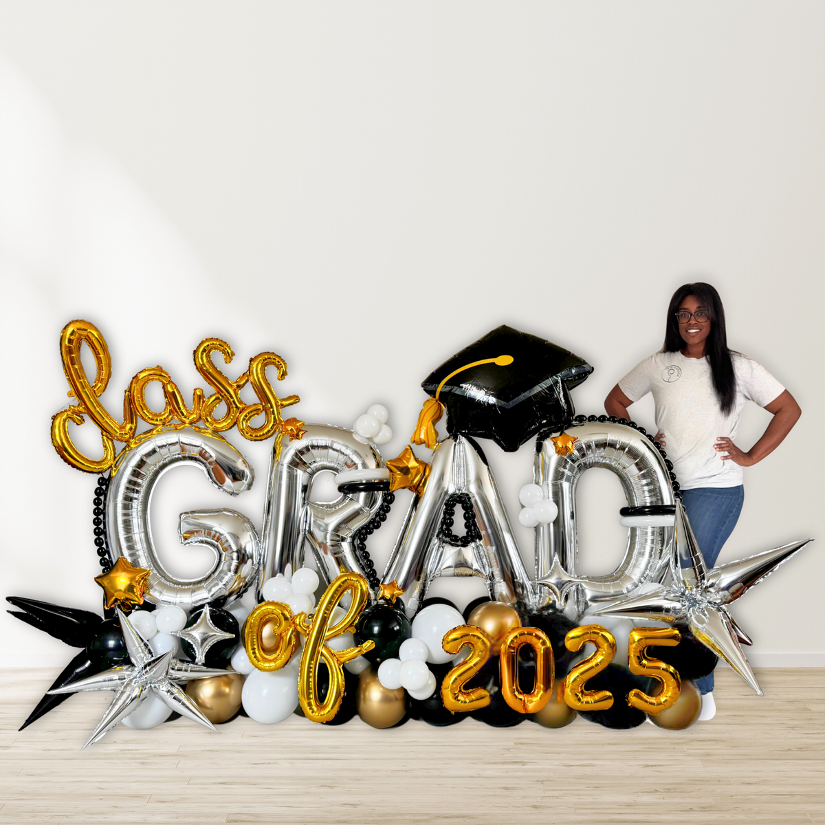 Graduation - Balloon Stack (Large) – Sculpted Air