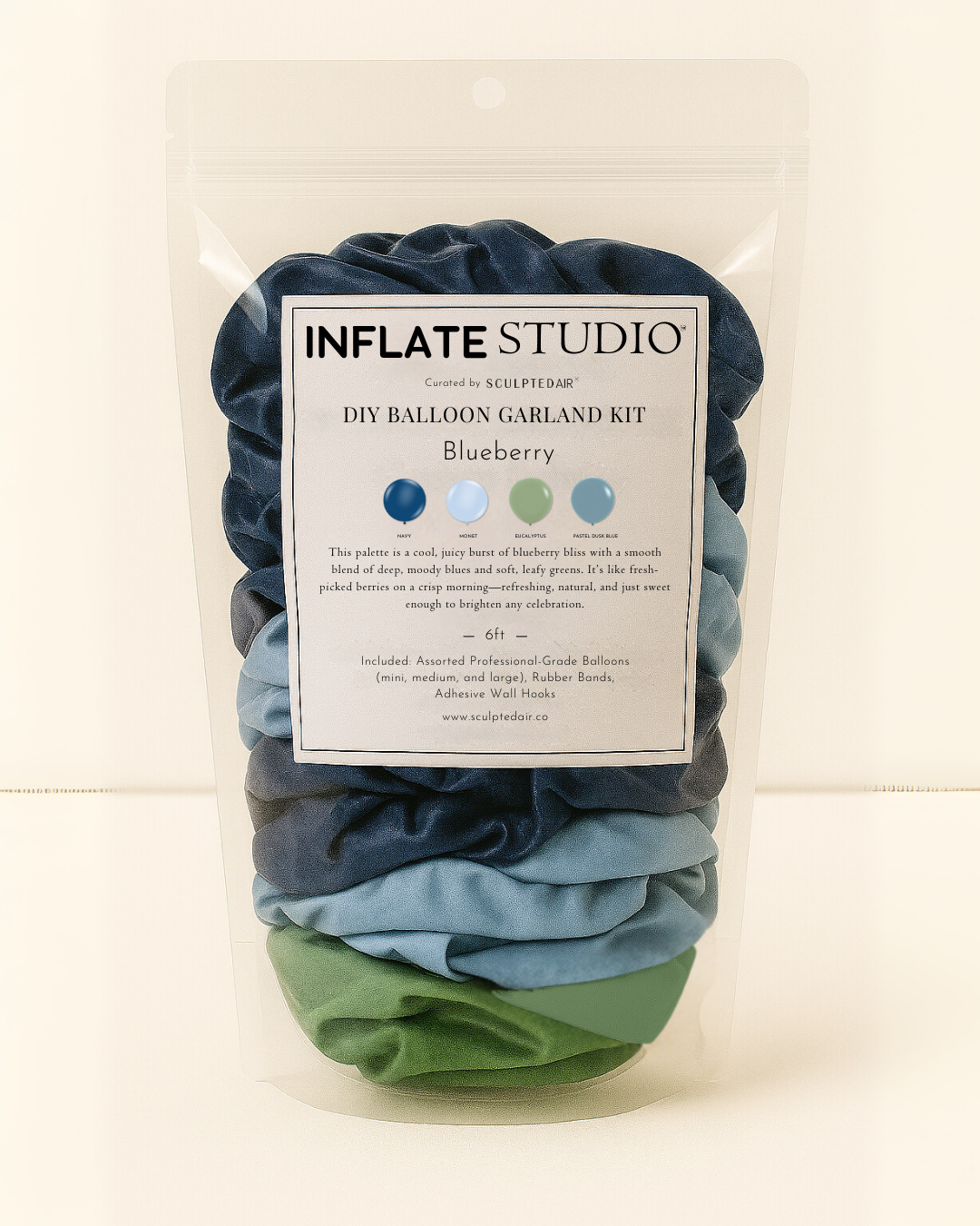 DIY KIT - The Balloon Garland - Blueberry