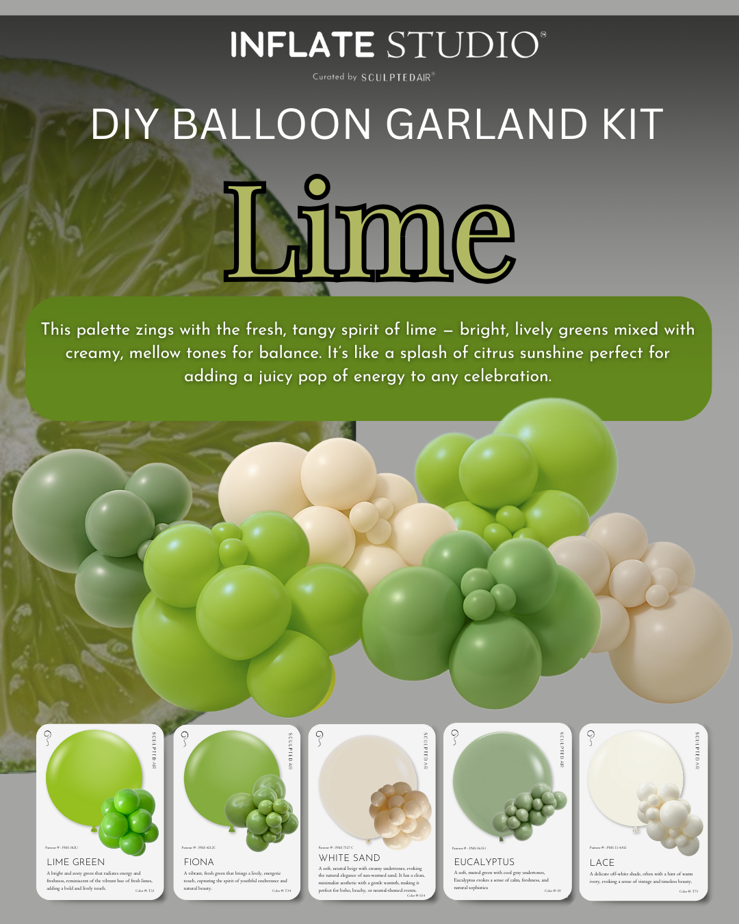 DIY KIT - The Balloon Garland - Lime