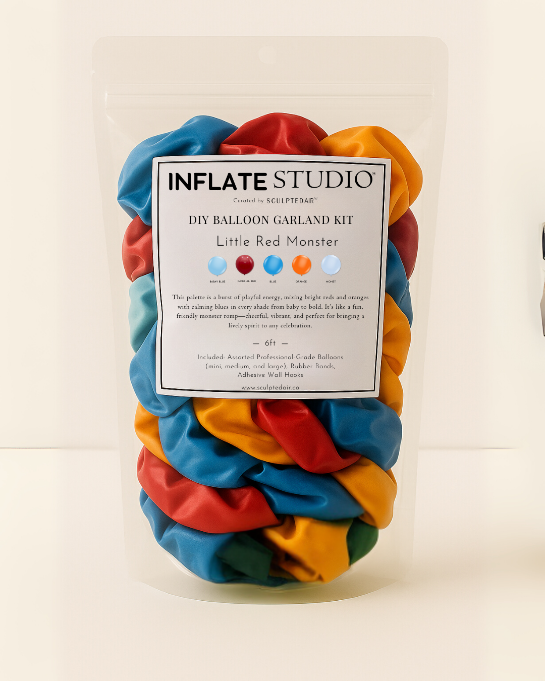 DIY KIT - The Balloon Garland -Little Red Monster