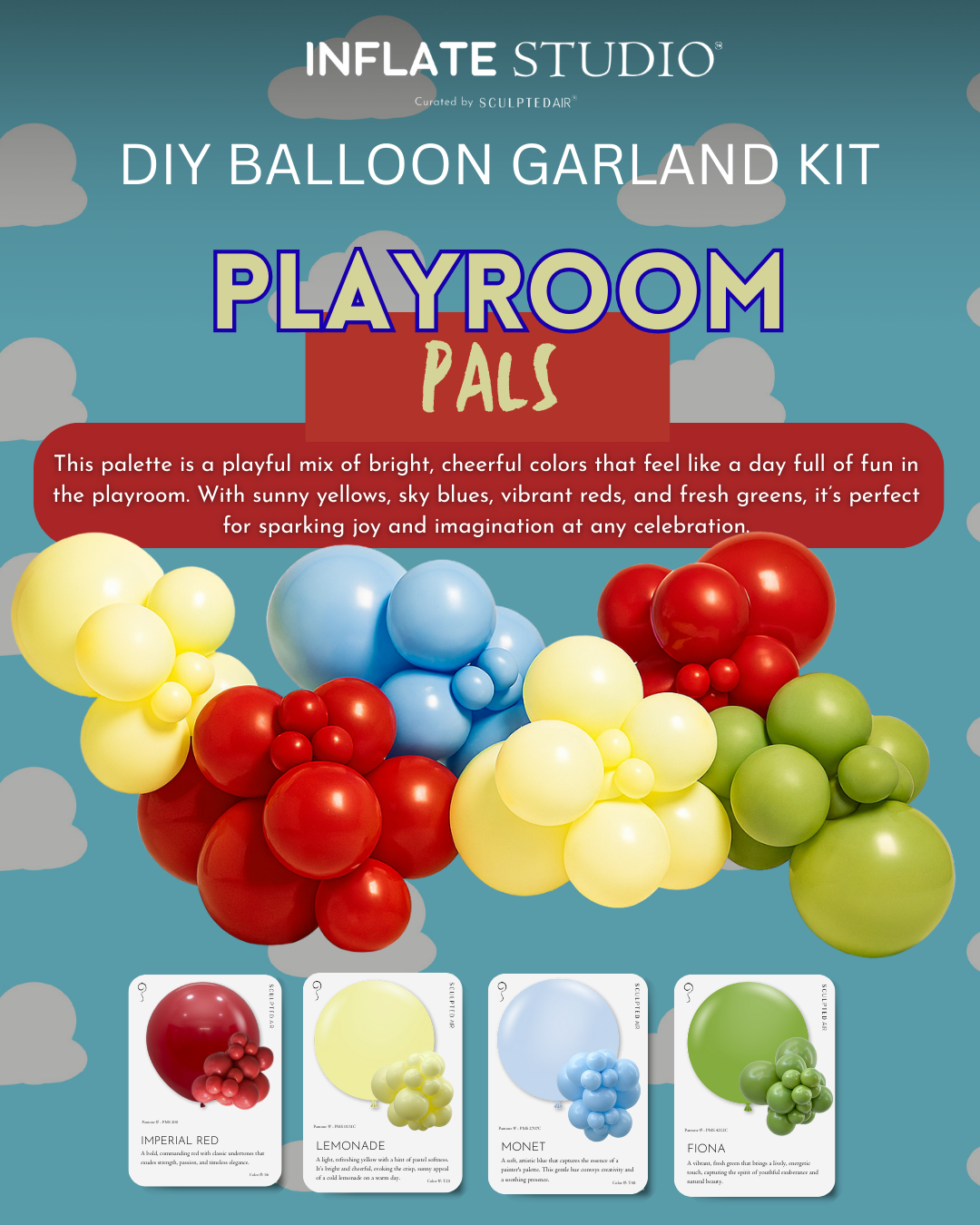 DIY KIT - The Balloon Garland -Playroom Pals