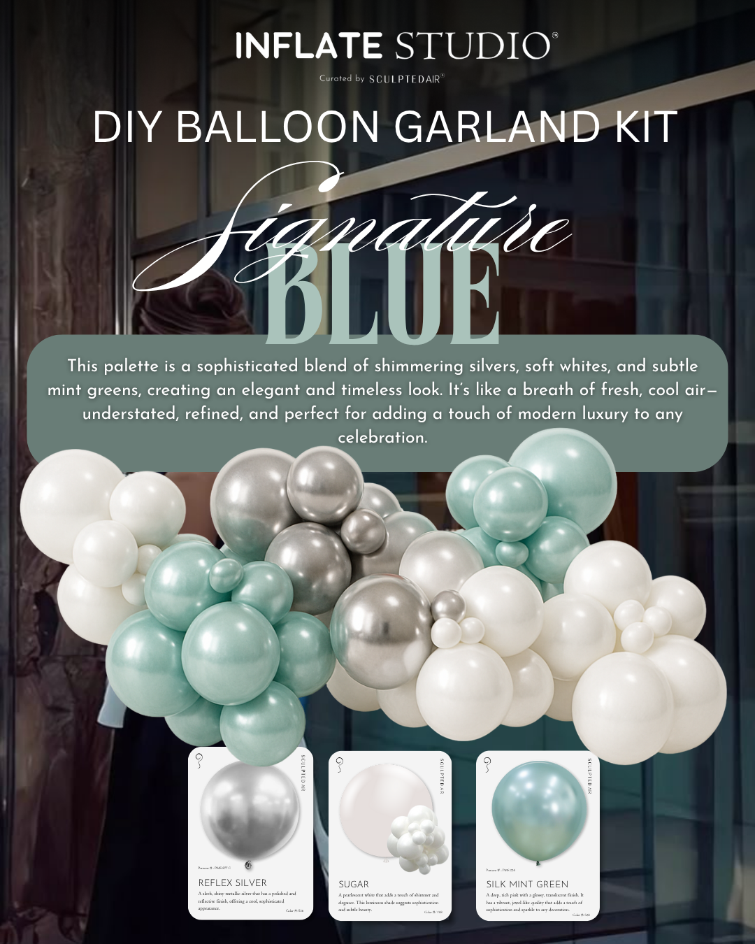 DIY KIT - The Balloon Garland - Signature Blue