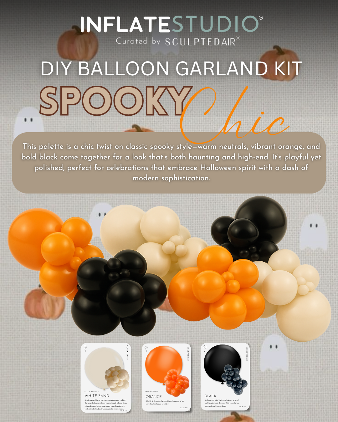 DIY KIT - The Balloon Garland - Spooky Chic